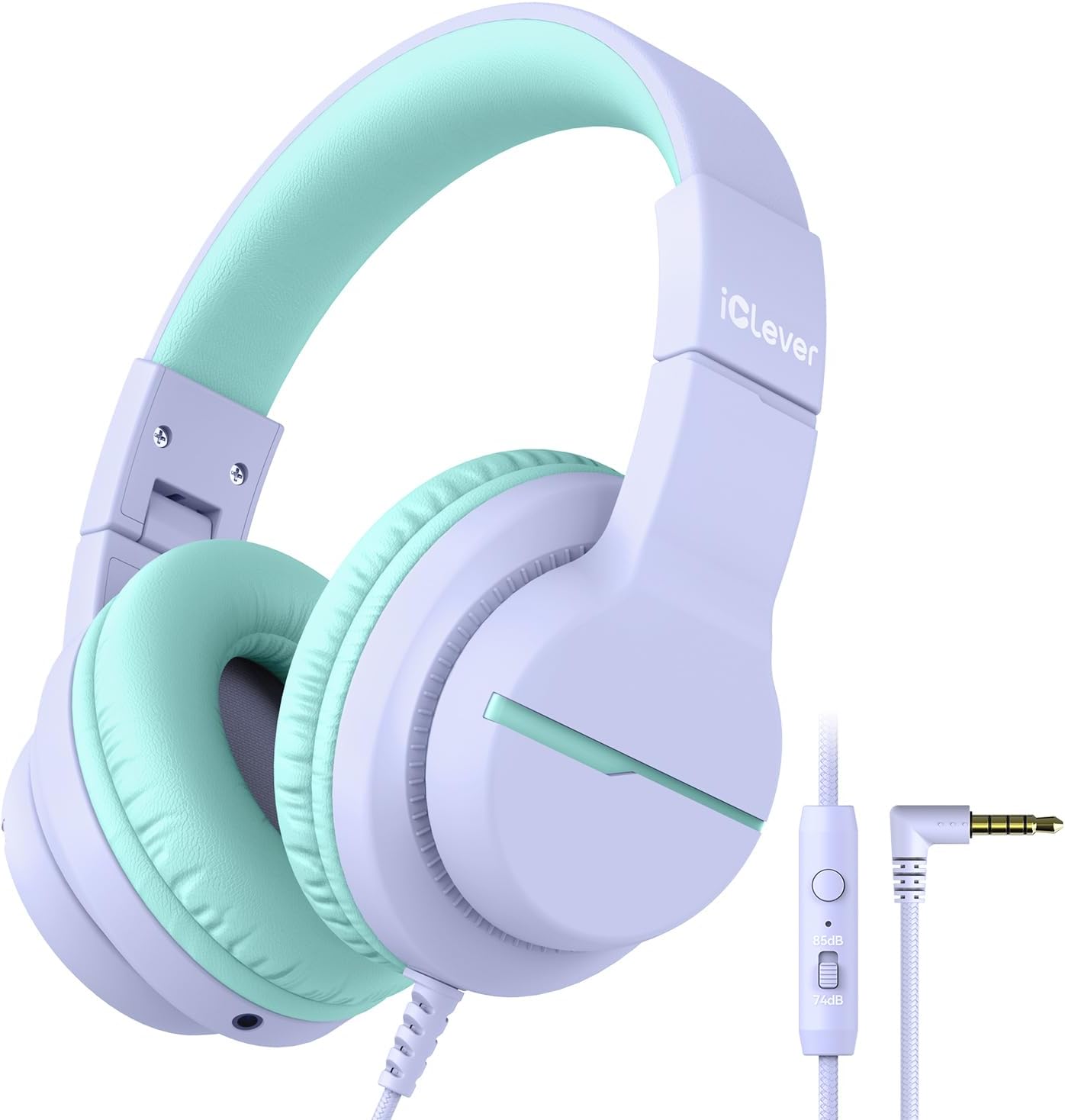 iClever HS19 兒童學校耳機，適合幼兒男孩女孩的耳罩式耳機