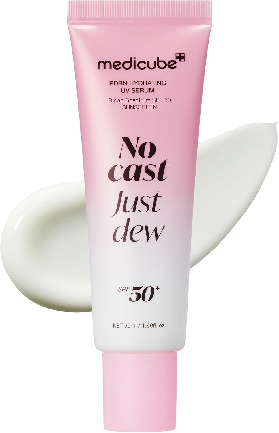 medicube 防曬乳 No Cast Just Dew PDRN 保濕紫外線防曬精華，SPF 50