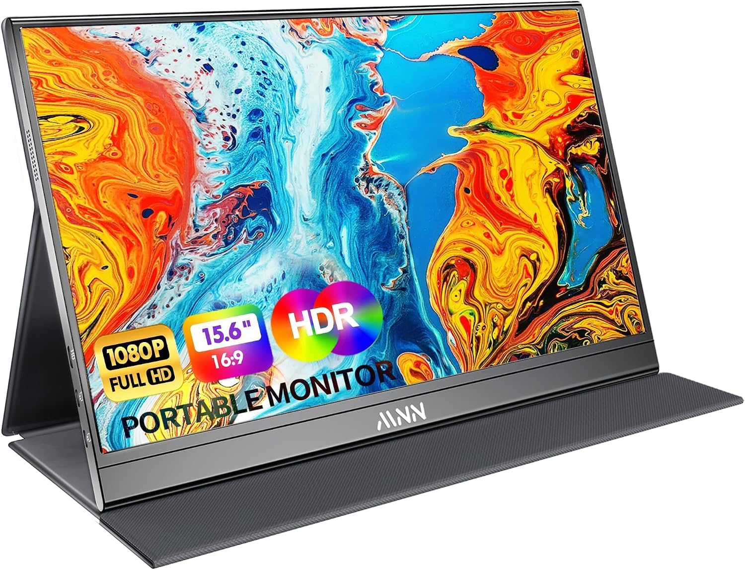 MNN 15.6 吋 FHD 60Hz 便攜式顯示器 USB-C HDMI IPS HDR 遊戲筆記型電腦