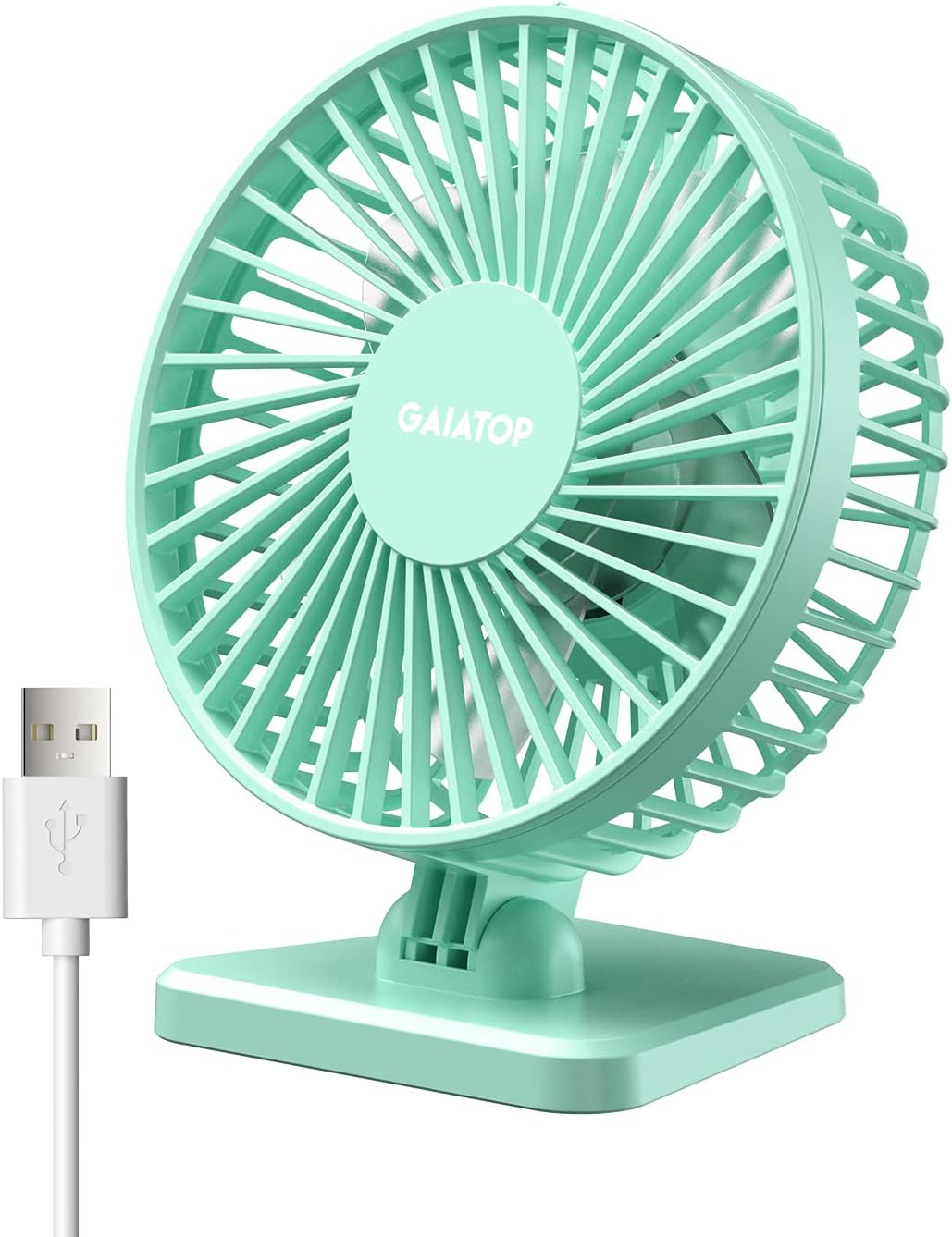 Gaiatop USB 檯扇，個人手提靜音小桌上風扇