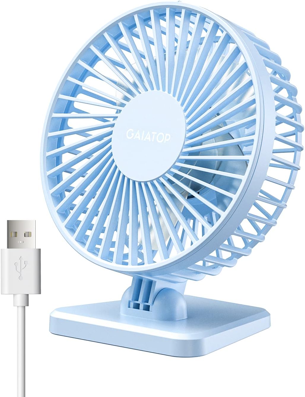 Gaiatop USB 檯扇，個人手提靜音小桌上風扇