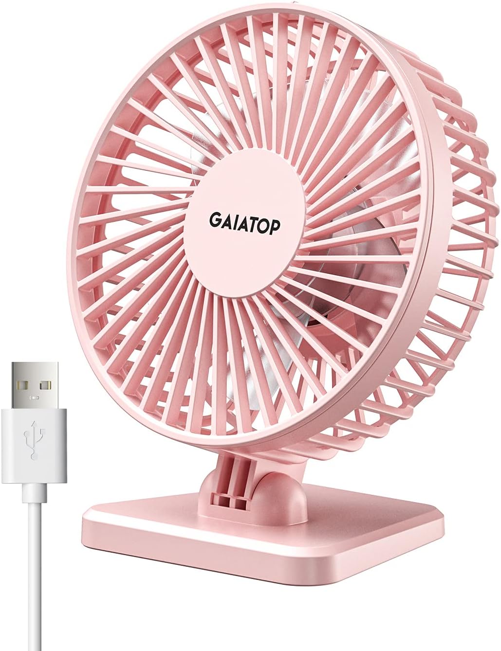 Gaiatop USB 檯扇，個人手提靜音小桌上風扇