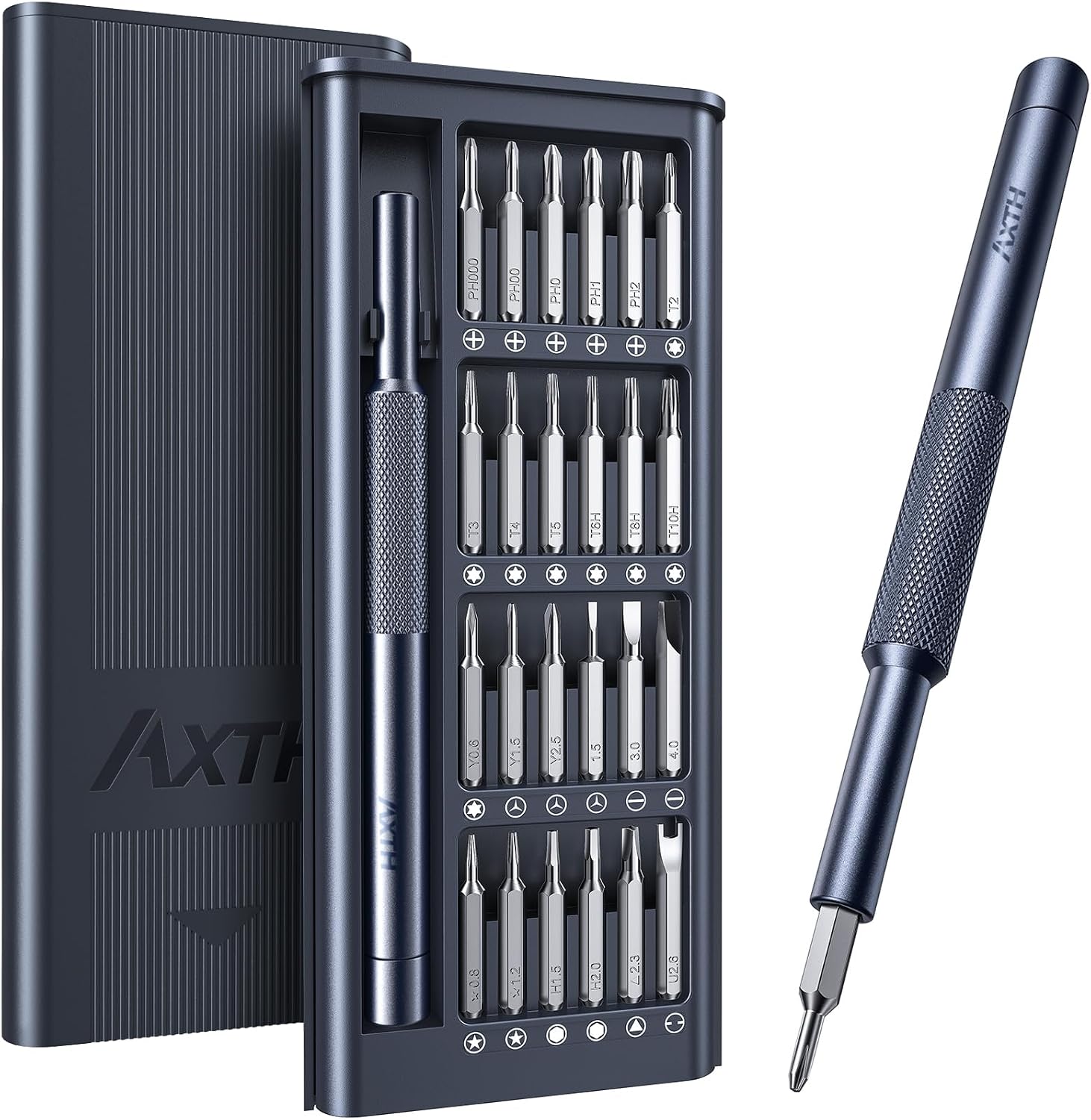 AXTH 25 合 1 小型精密螺絲起子套裝，專業迷你維修工具