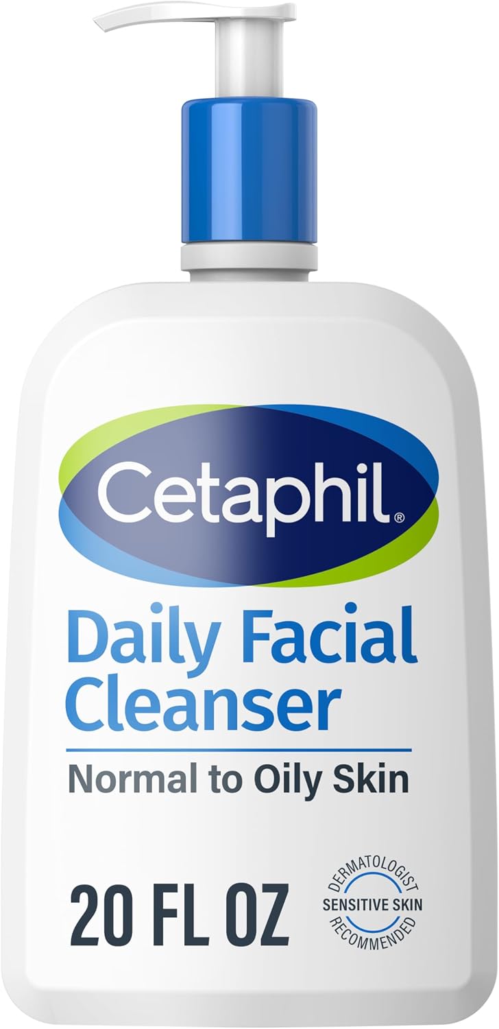 Cetaphil 日常潔面乳，敏感和油性皮膚，20 盎司