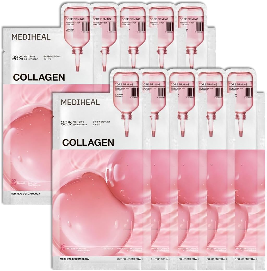 MEDIHEAL 膠原蛋白精華面膜，緊緻肌膚（10片）