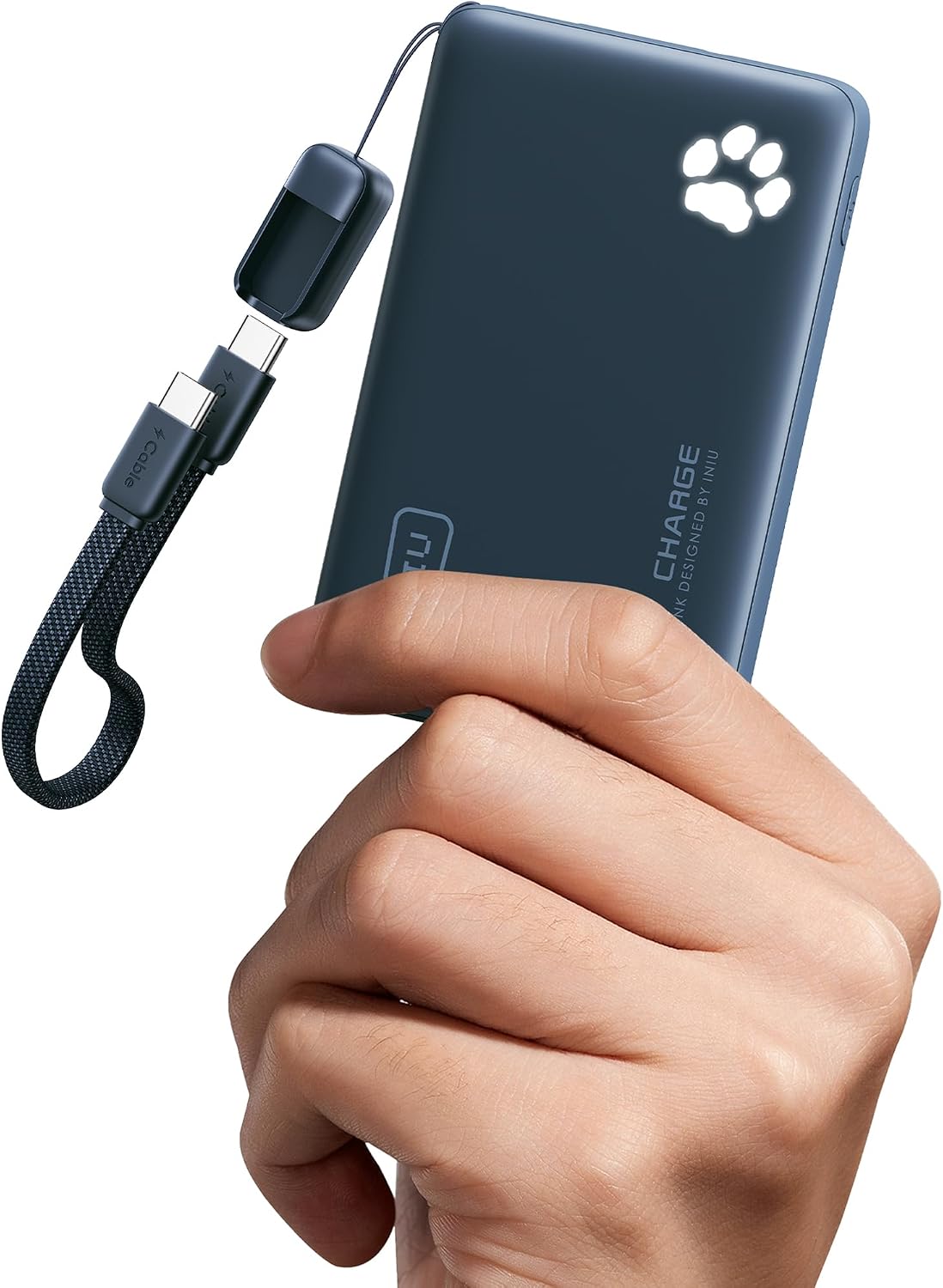 INIU 10000mAh 45W 快充便攜式充電器，小型旅行行動電源