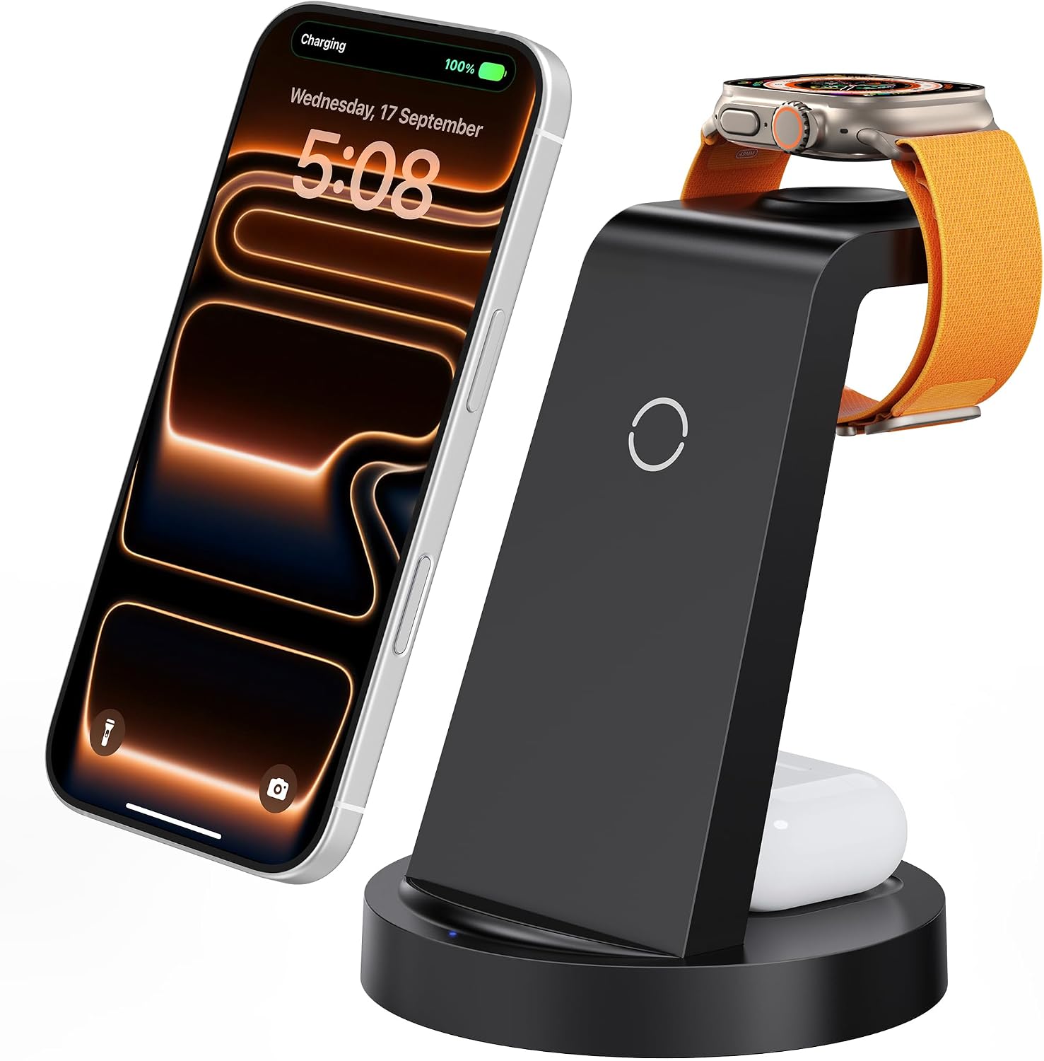 Anlmz 3 合 1 充電站 - 適用於 Apple 多裝置的無線充電器