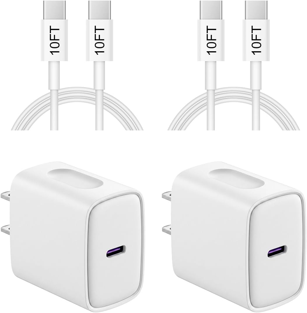 iPhone 18 17 16 15 充電器快速充電 10FT - 20W USB C 充電器座