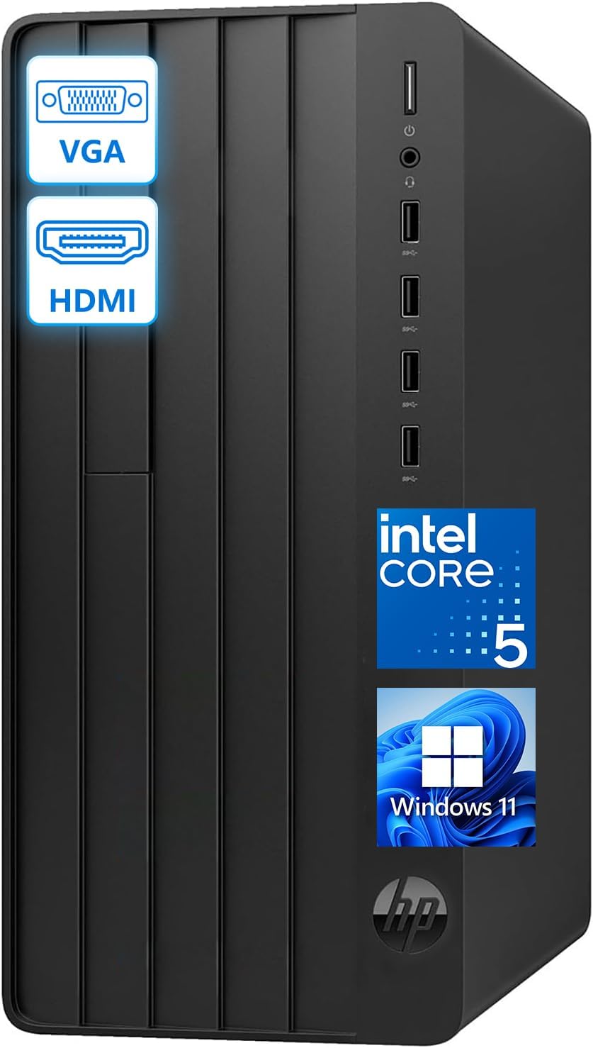 HP Pro 塔式商用桌上型電腦，英特爾酷睿 i5-12500，16GB RAM 512GB PCIe SSD