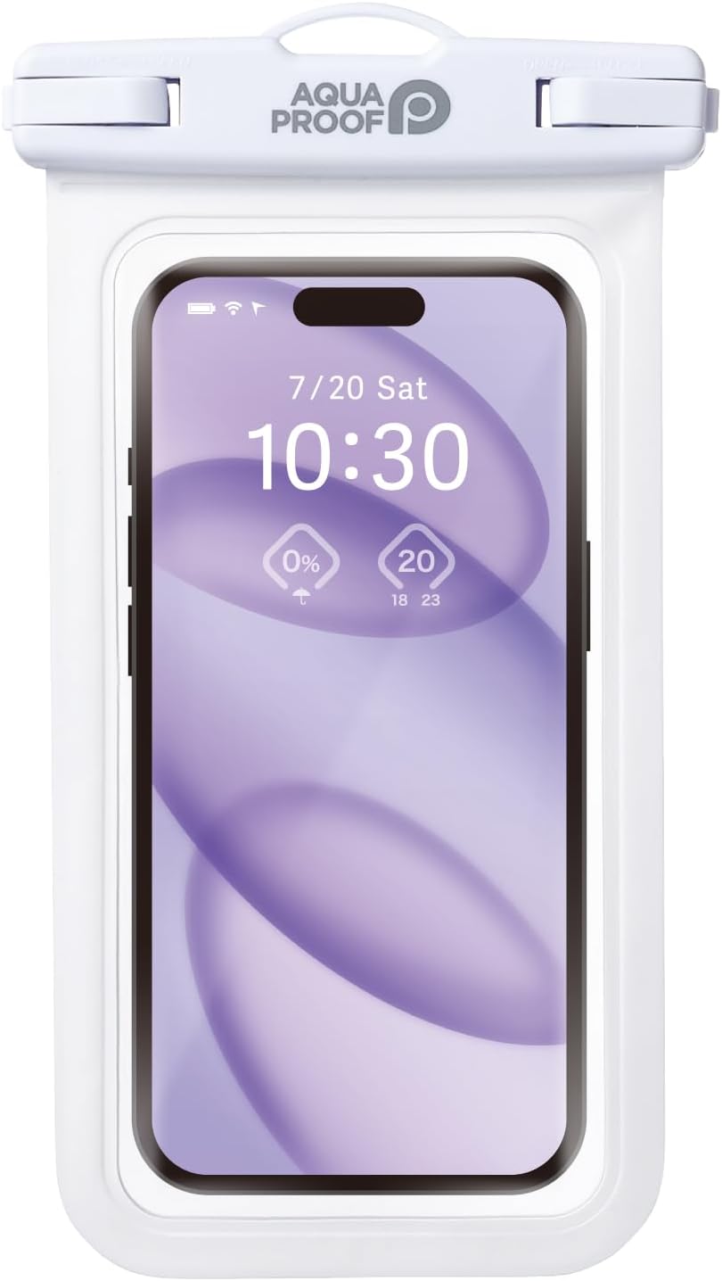 エレコム スマホ 防水ケース お風呂 IPX8 水深10m 吸盤付き [ iPhone 16e / 16シリーズ / 15シリーズ / 14シリーズ /SE3 など、6.9インチ以下のスマートフォン対応] ホワイト P-WPSB04WH