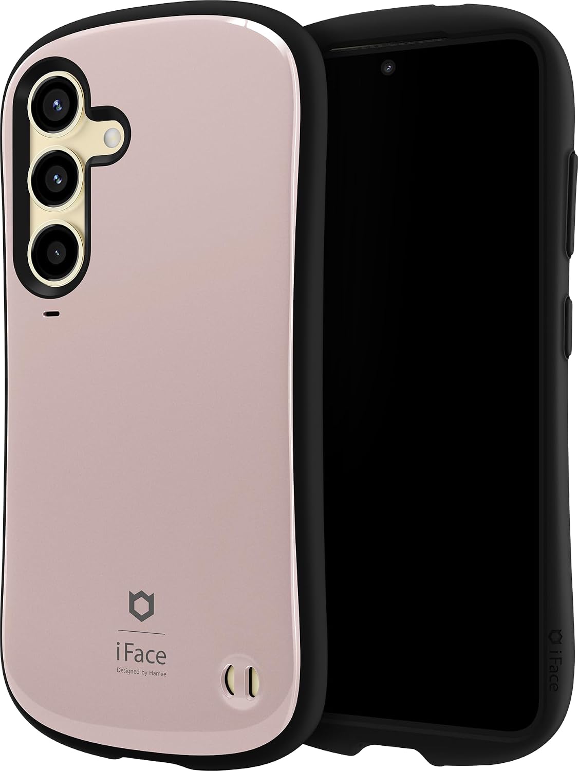 iFace 手機殼適用於三星 Galaxy S24 [頭等艙] - 可愛防震雙層 [硬殼帶緩衝墊] 重型保護手機殼 [跌落測試] - 玫瑰金