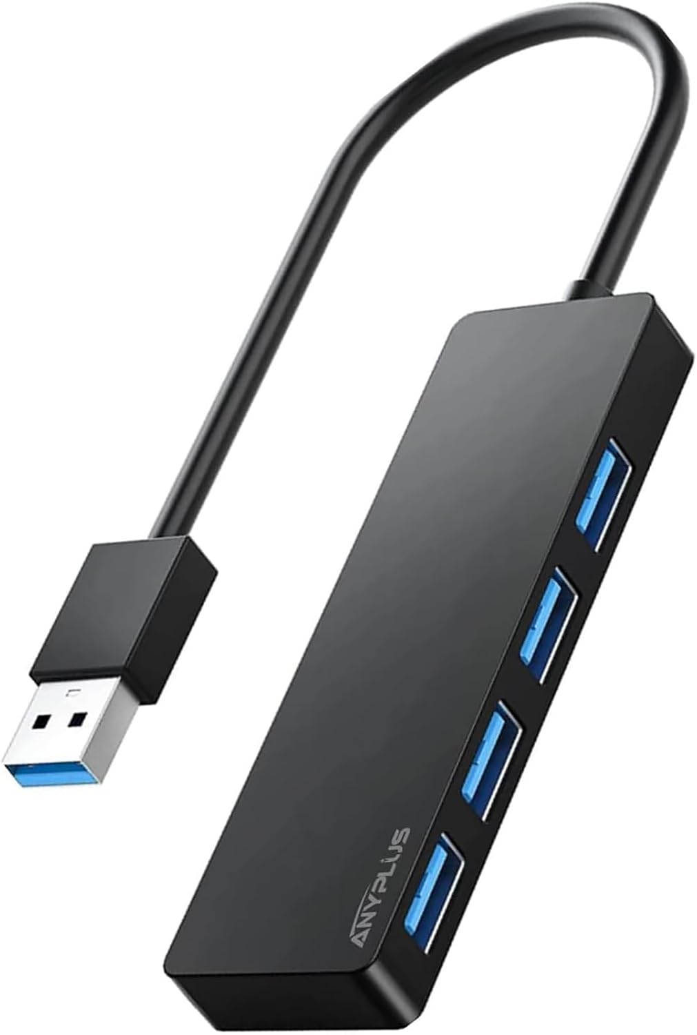 USB 3.0 集線器、4 埠 USB 集線器分配器、便攜式 USB 轉接器迷你多埠擴充器，適用於桌上型電腦、筆記型電腦、Xbox、隨身碟、HDD、控制台、印表機、PC、鍵盤、HP、Dell