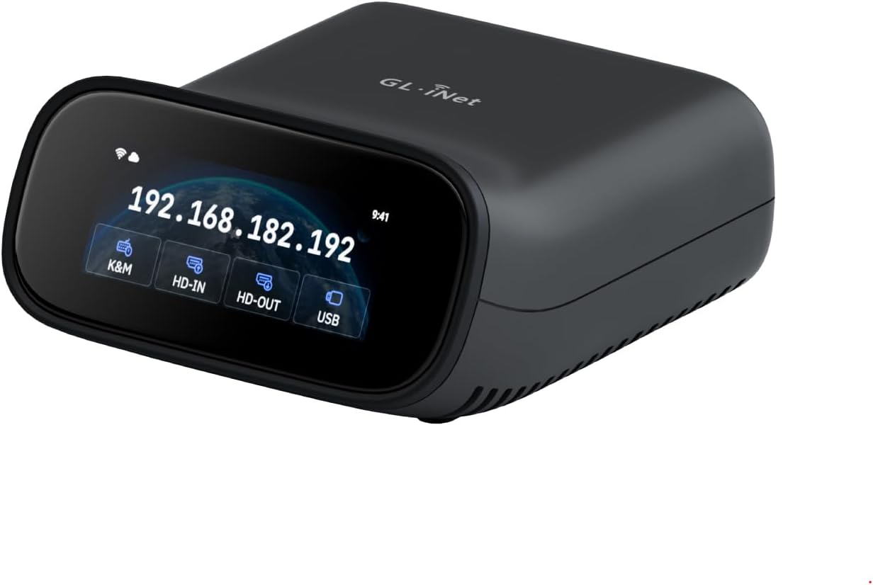 GL.iNet GL-RM10 Comet Pro 遠端 KVM 透過 Wi-Fi 6 雙頻 4K 直通