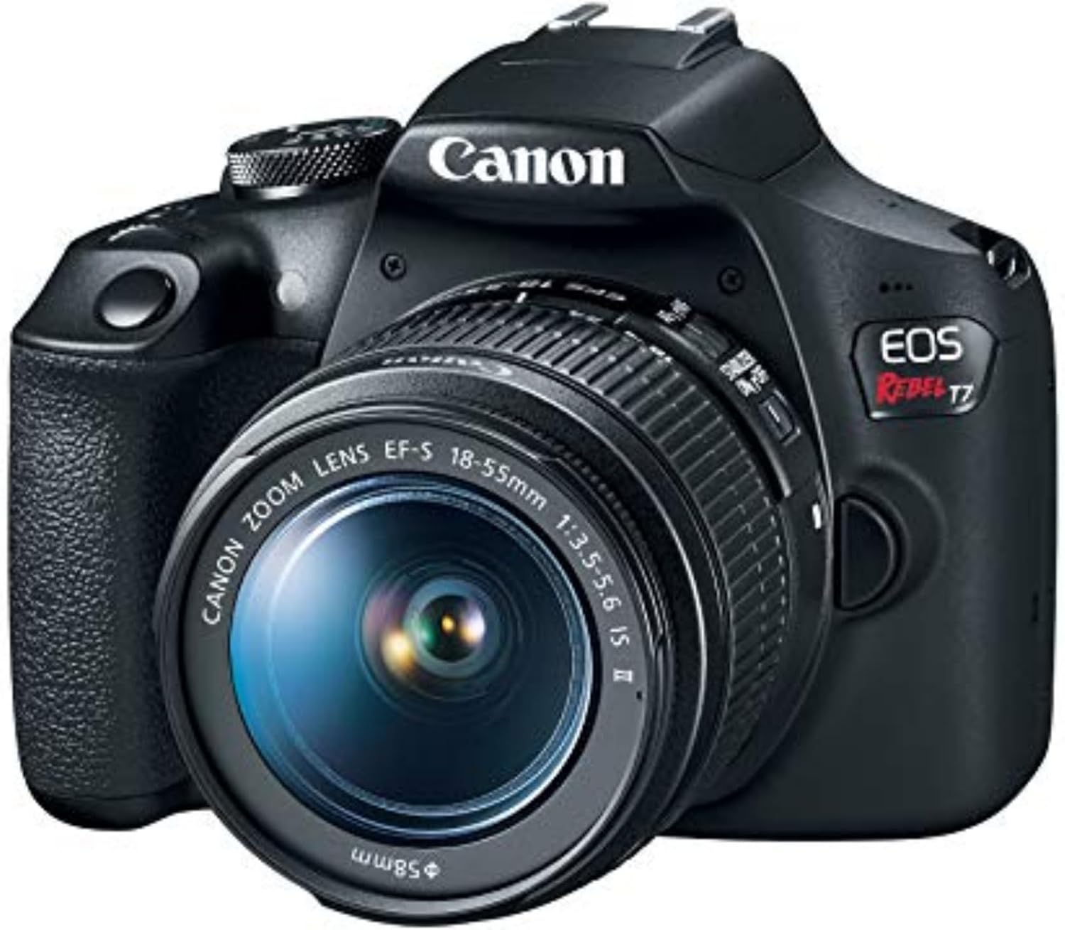 Canon EOS Rebel T7 單眼相機 EF-S 18-55mm f/3.5-5.6 is II 鏡頭套件