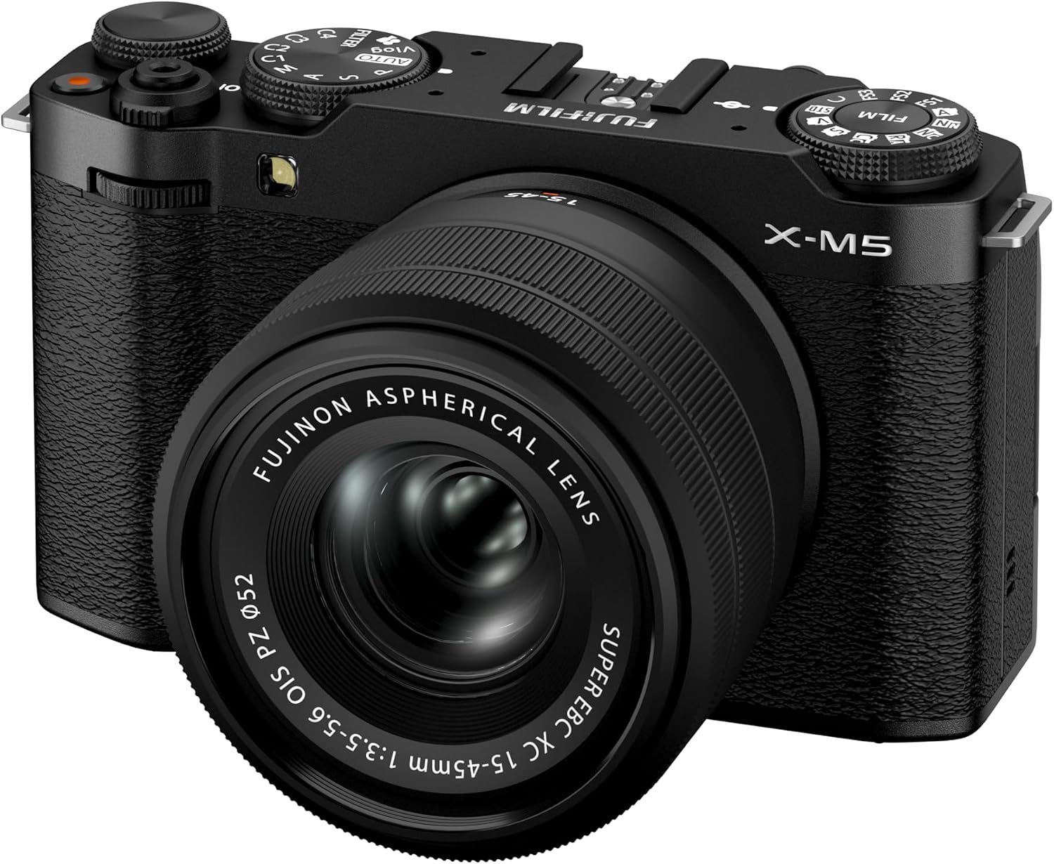 FUJIFILM X-M5 + XC15-45 毫米套件黑色