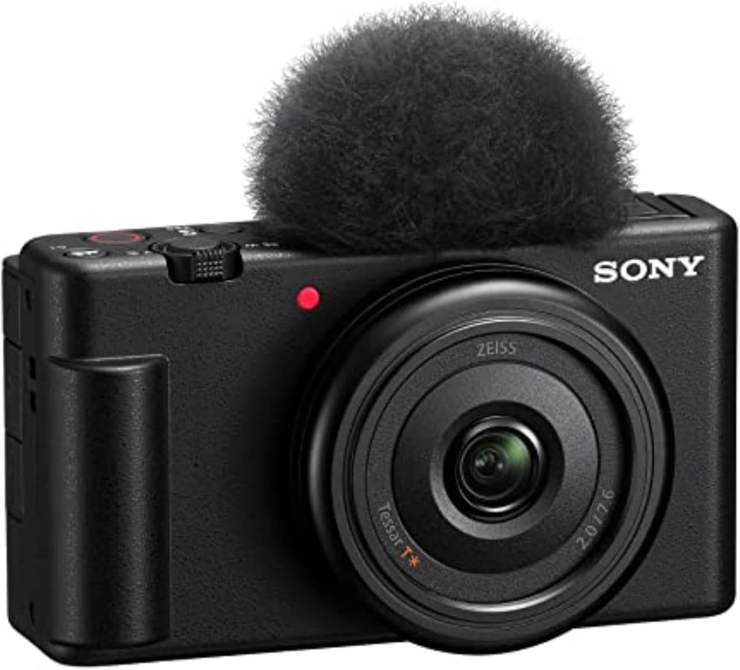 Sony ZV-1F 輕巧數位相機 4K 影片黑色