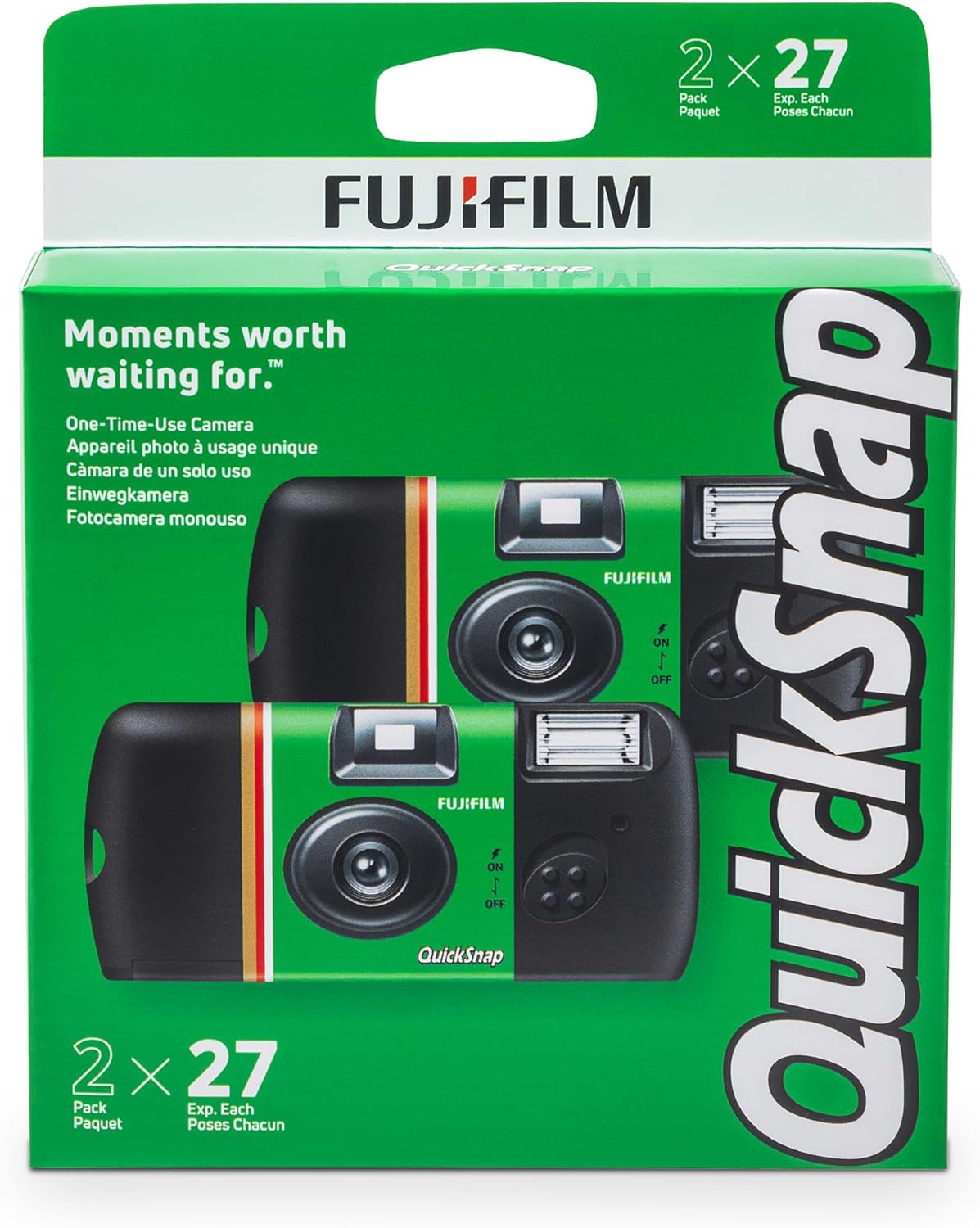 Fujifilm QuickSnap Flash 400 一次性相機 - 2 件裝