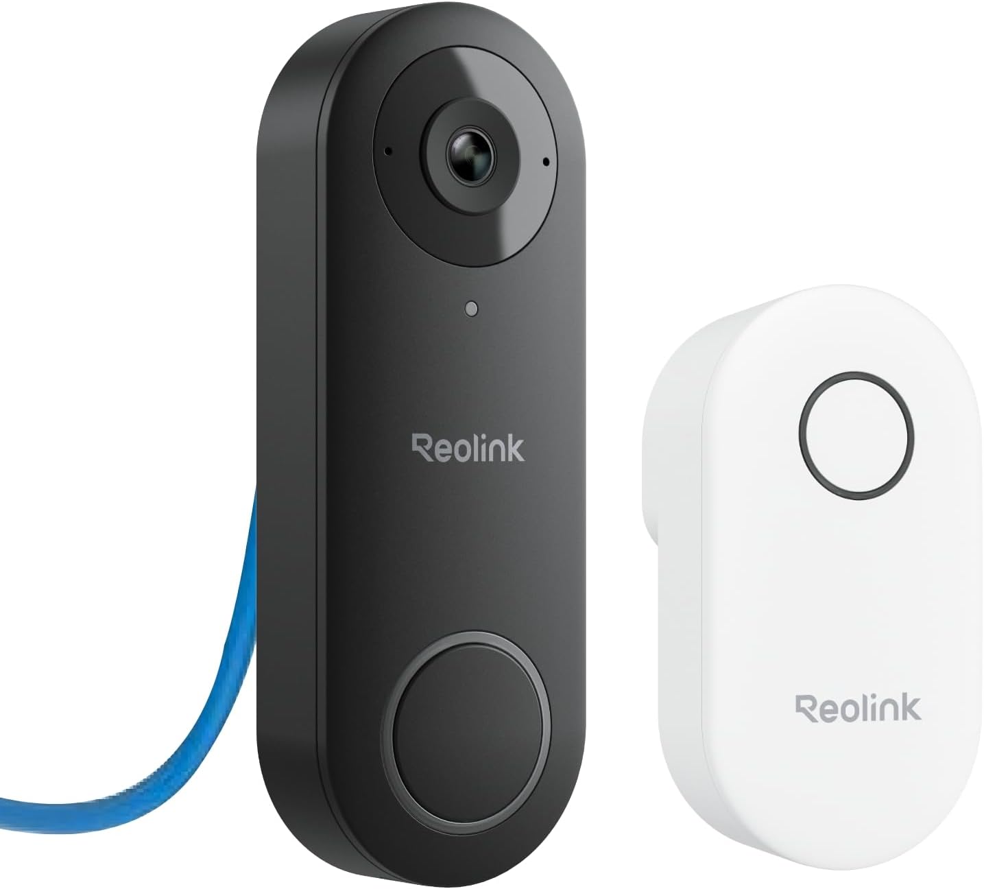 REOLINK 視訊門鈴 PoE 2K 有線室外安全攝影機，附 Chime V2