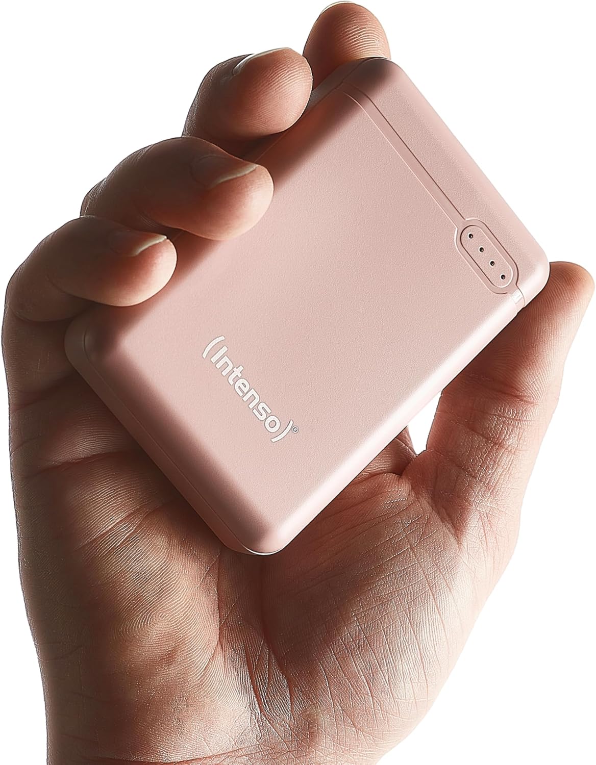 Intenso 7313533 Powerbank XS 10000，便攜式充電器，10000 mAh，適用於智慧型手機/平板電腦/MP3 播放器/數位相機，玫瑰色