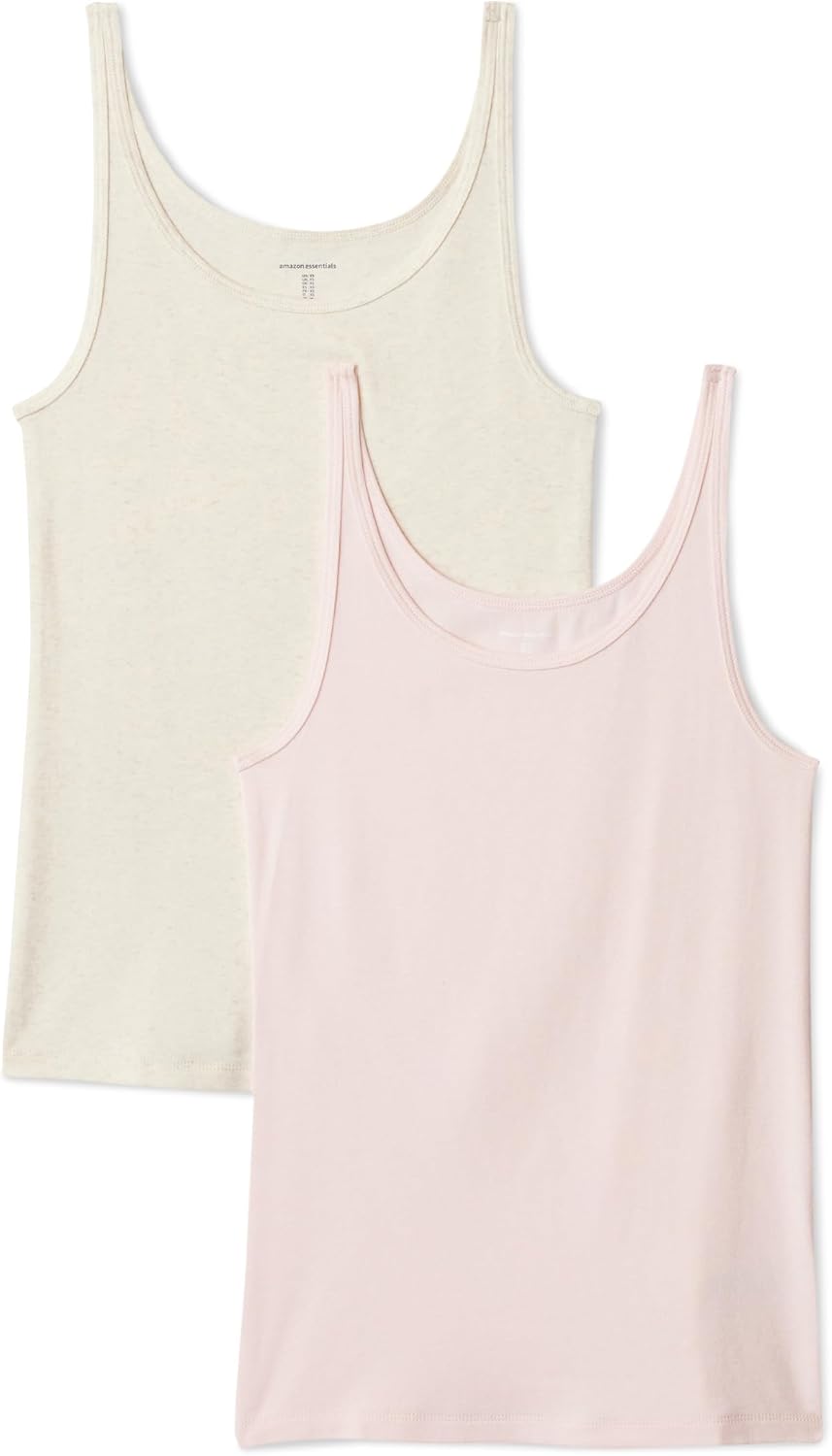 Amazon Essentials 女款莫代爾汗衫，基本款細肩帶背心